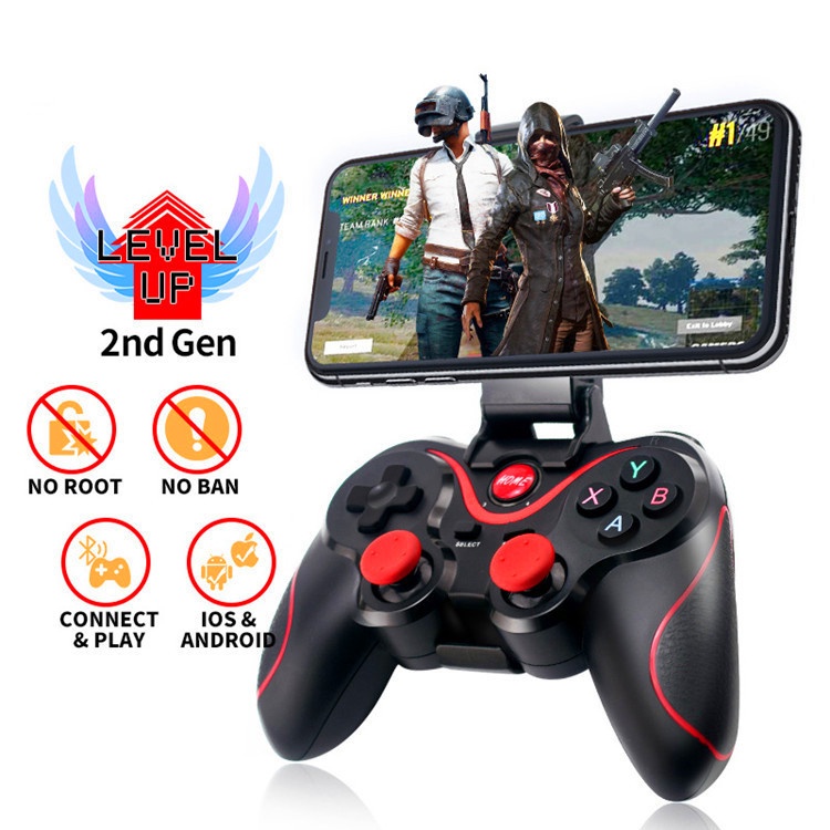 Trò chơi Android T3X3 Gamepad không dây Bluetooth BT3.0 hỗ trợ máy tính và gamepad di động-NUYXSB