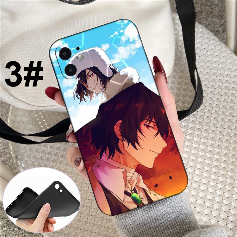 iPhone XR X Xs Max 7 8 6s 6 Plus 7+ 8+ 5 5s SE 2020 Soft Silicone Cover Phone Case Casing GR22 Bungou Stray Dogs Anime