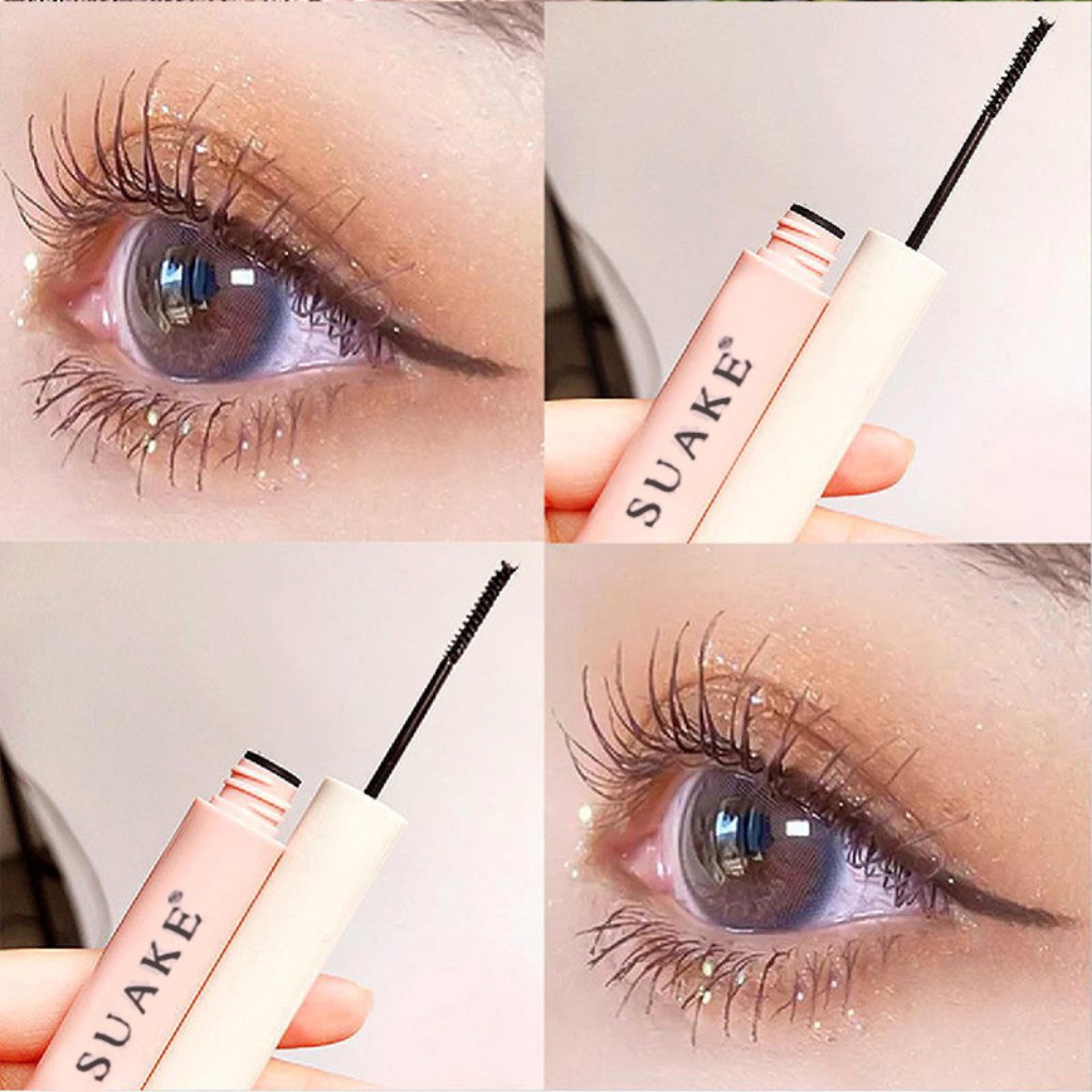 Mascara SUAKE Hồng Nội Địa Trung Không Lem Chống Thấm Nước