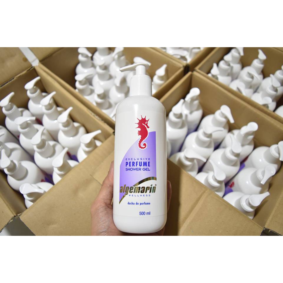 Sữa Tắm Cá Ngựa Algemarin Exclusive Perfume Shower Gel 500ml.