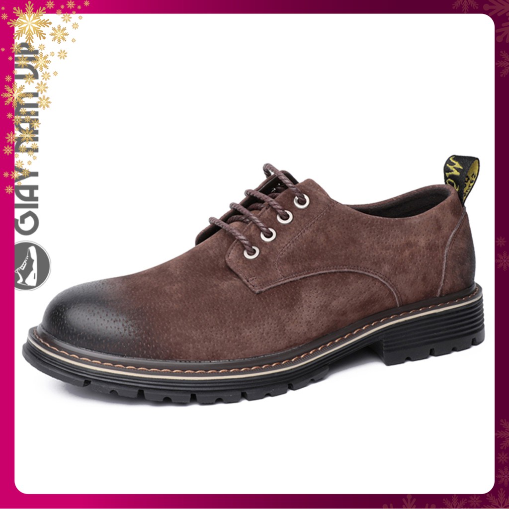 Giày Tây Nam - FREESHIP - Giày Da Lộn Nam Chất Chơi Đường Phố GNK20 | BigBuy360 - bigbuy360.vn