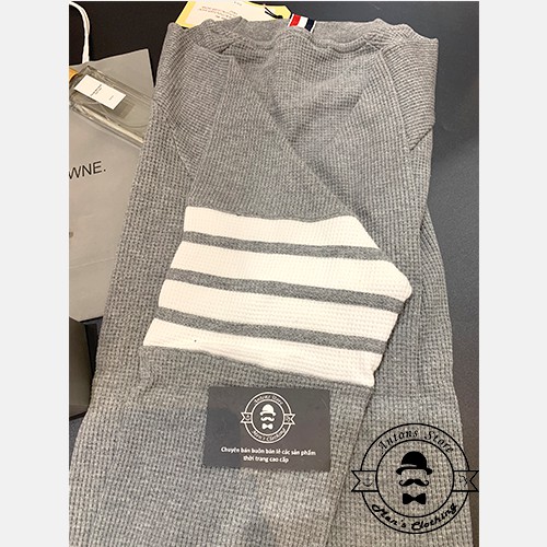 Áo nỉ chất dày Thom Browne 4 Vạch