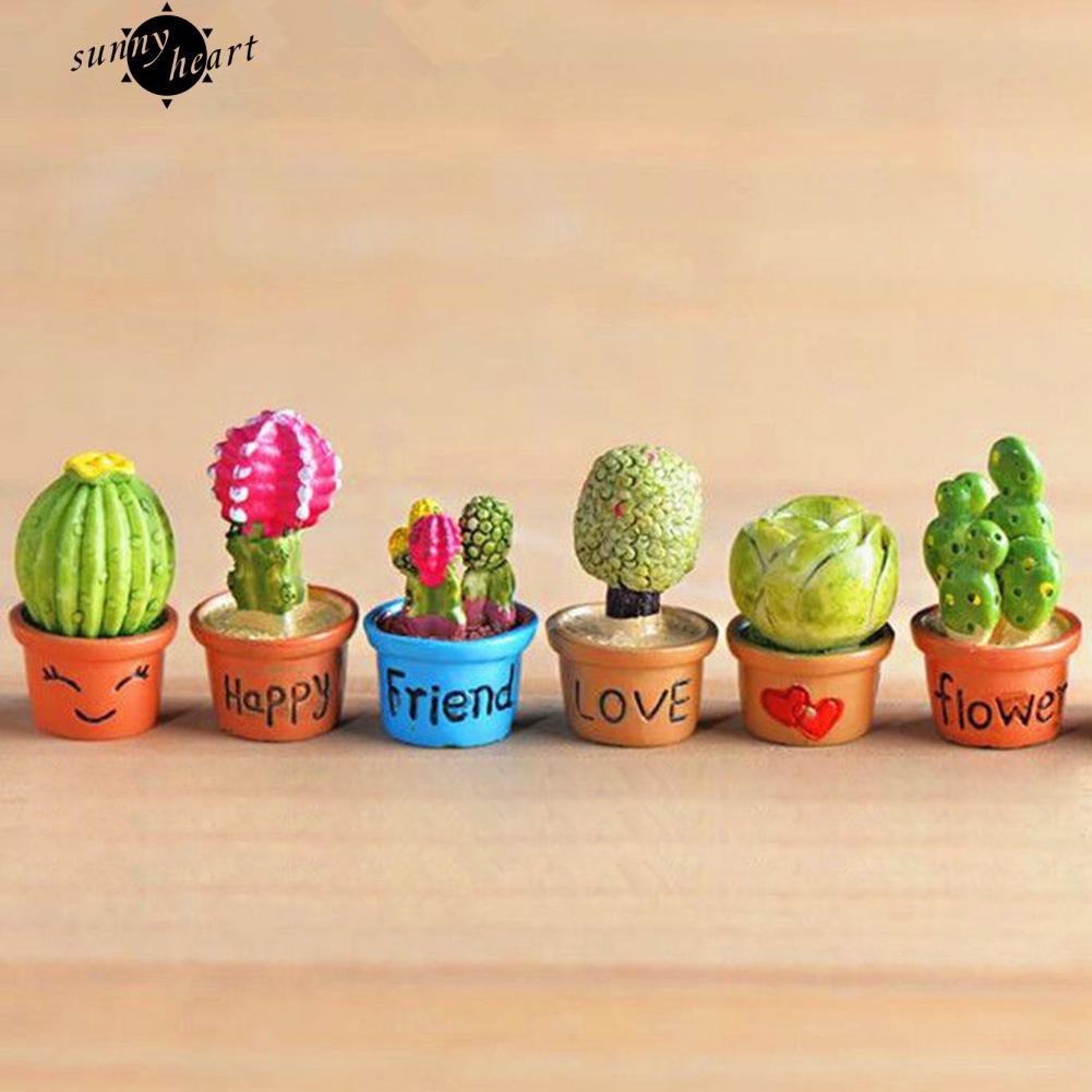 Chậu cây giả mini bằng nhựa dùng trang trí nhà búp bê/ tiểu cảnh