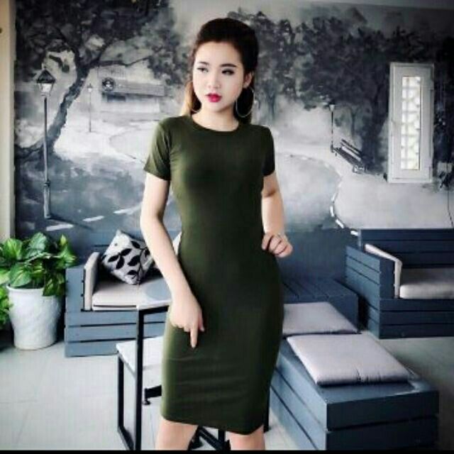 Đầm body tay lở