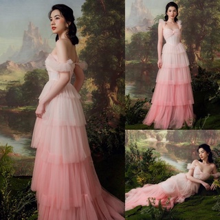 Đầm chụp photo, đi tiệc đi chơi phối màu nàng thơ