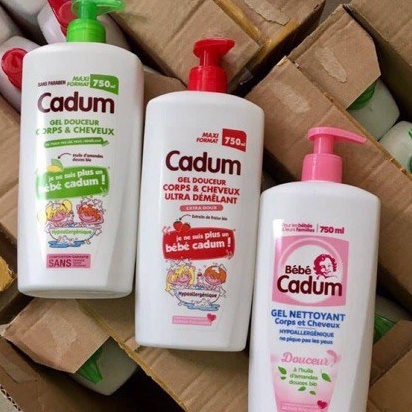 Sữa tắm gội Bebe Cadum Gel Douceur Corps 750ml sữa tắm cho bé từ 1 tuổi +