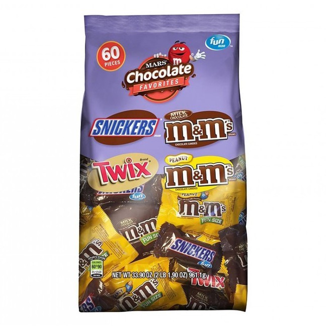 DATE &gt; 6 THÁNG Socola hỗn hợp Mars Chocolate Favorites Fun Size 60 cái