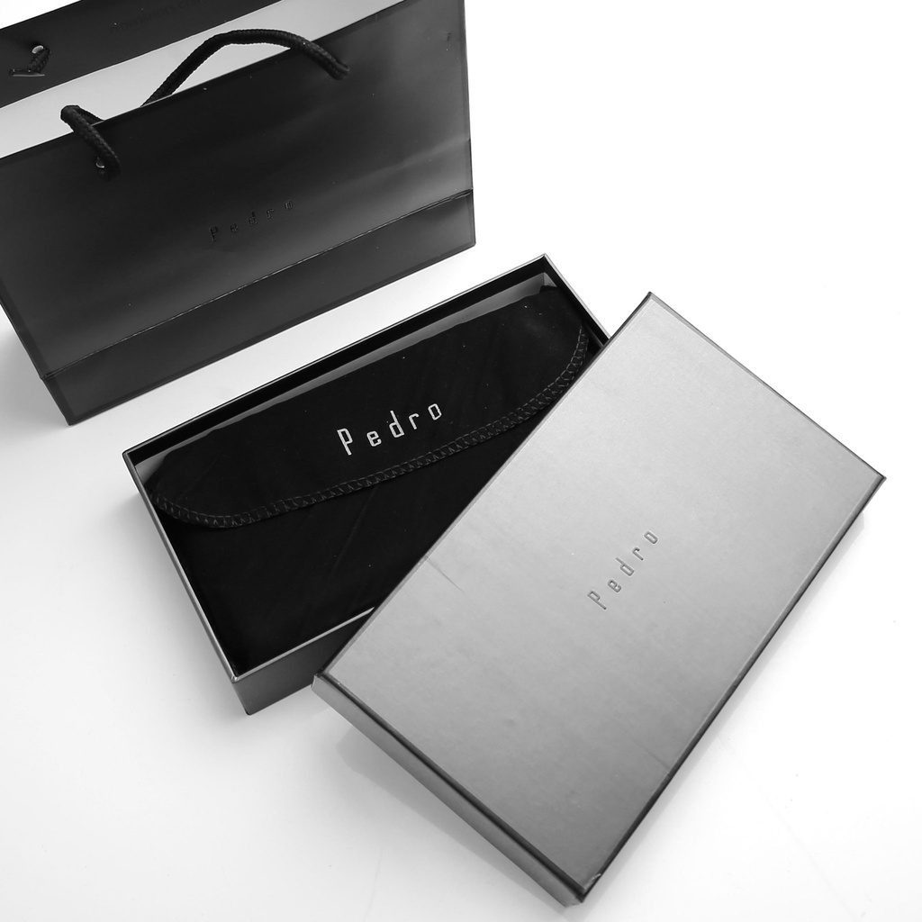 Ví nam dài cầm tay nhiều ngăn, chất da sần xước bền đẹp PR981