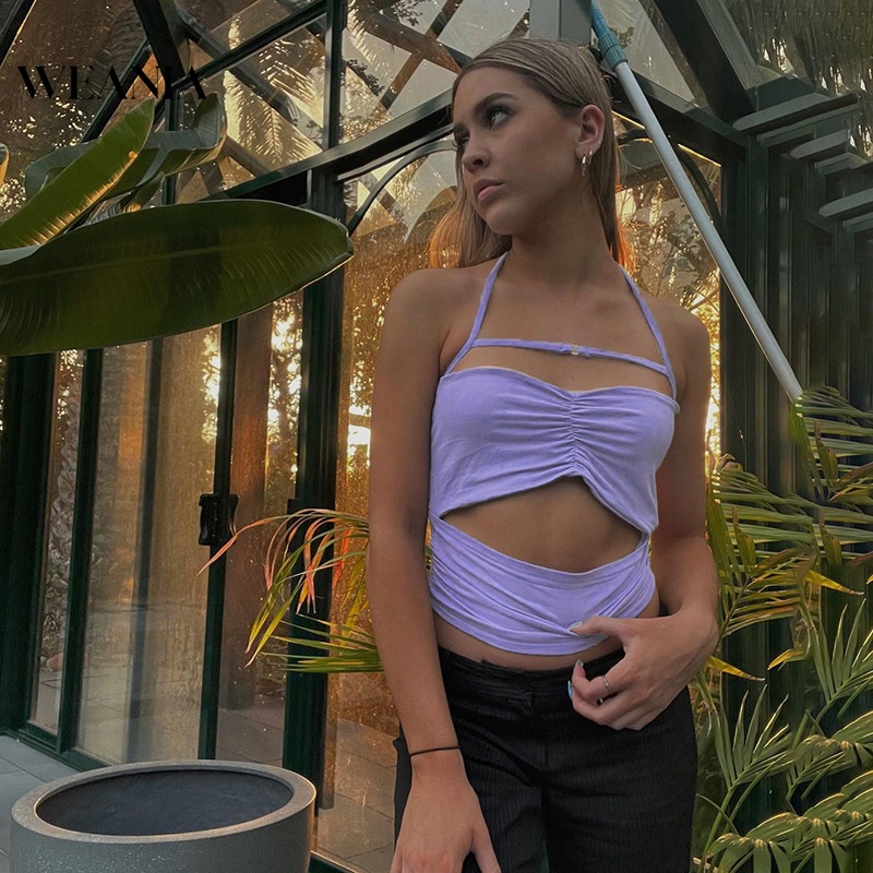 Phụ Nữ Sexy Hở Lưng Áo hai dây Mỏng D0331