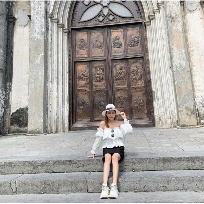 ÁO BẸT VAI 2 TẦNG TIỂU THƯ