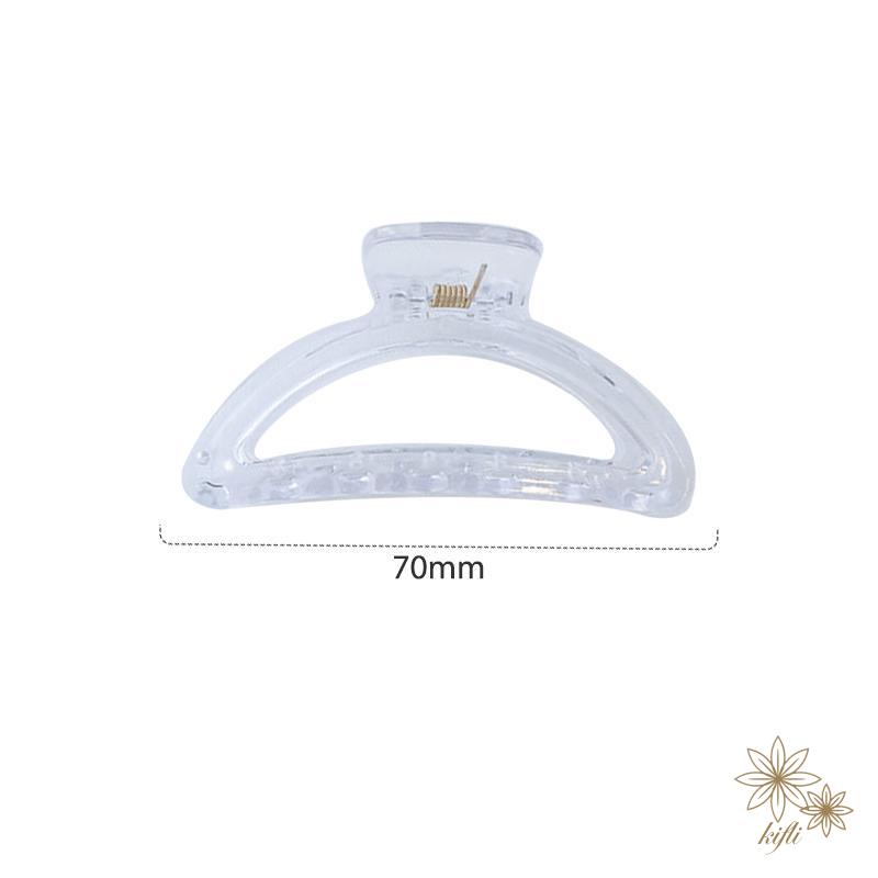 【kifli】Kẹp Tóc Trong Suốt Hình Cá Mập Phong Cách Hàn Quốc Thanh Lịch Dành Cho Nữ