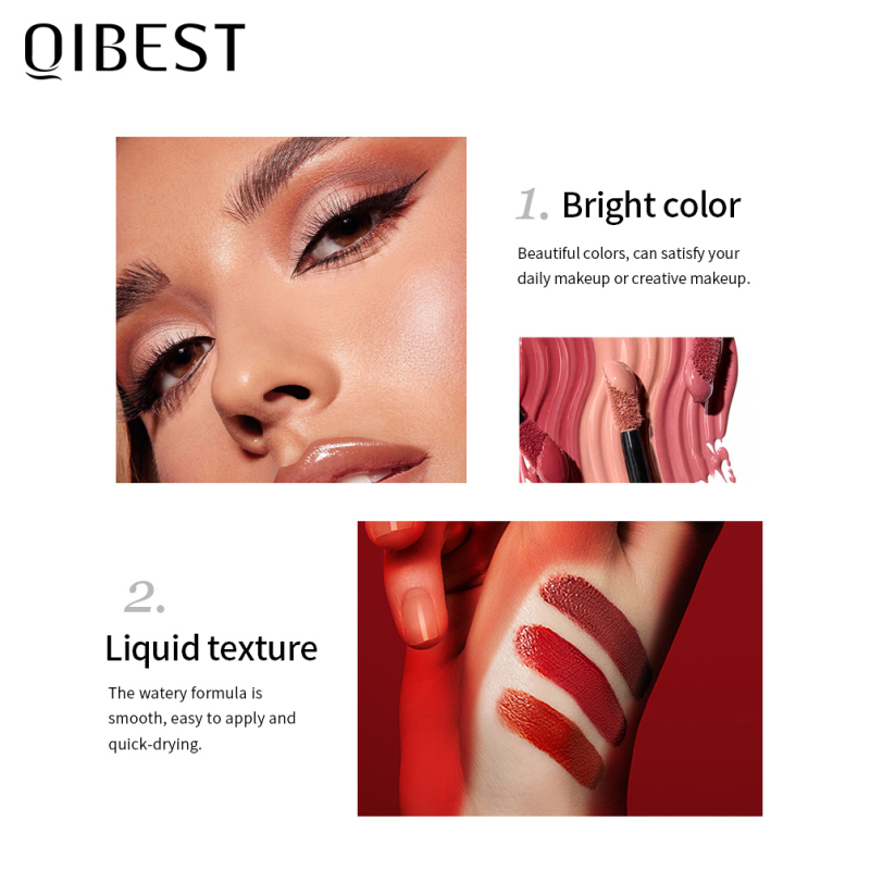 Phấn mắt QIBEST 8 màu tùy chọn chống nước tiện dụng
 | BigBuy360 - bigbuy360.vn