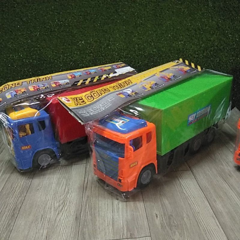 Đồ Chơi Xe Container Tải Hạng Nặng Có Trớn Hàng VN