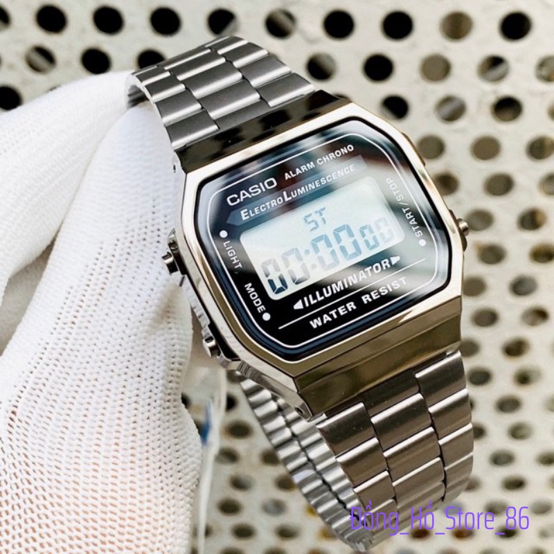 [Thẻ BH 12 Tháng] Đồng Hồ Điện Tử Nam  A168 Classic Cực Đẹp, Tinh Tế, Phong Cách, Thời Trang, Lịch Lãm, Mặt 36mm, 3 Màu. | BigBuy360 - bigbuy360.vn