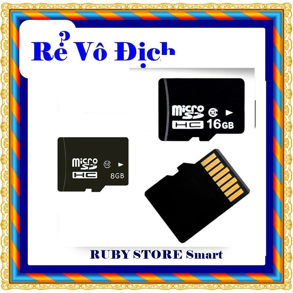Thẻ nhớ MicroSD HC 4G,8G,16G,32G Class 10 tốc độ cao (có Hộp) Bảo Hành 1 năm | BigBuy360 - bigbuy360.vn