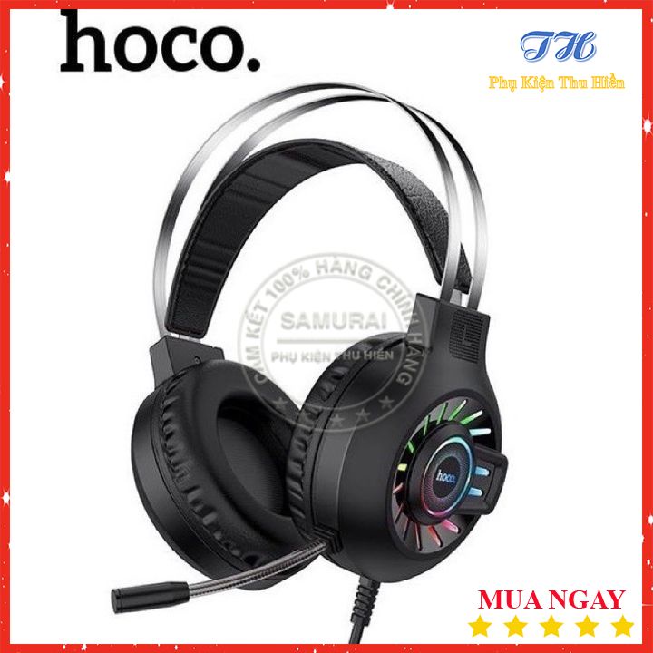 Tai Nghe Chụp Tai Cao Cấp Dành Cho Game Thủ Hoco ESD04 - Chính Hãng - BH 12 Tháng