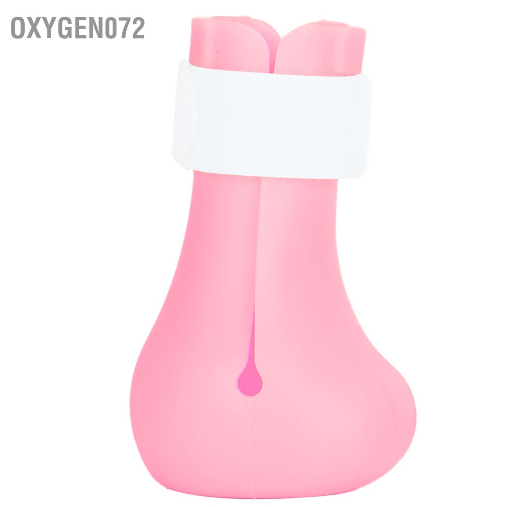 Oxygen072 4 cái Chống Trầy Da Bàn Chân Mèo Có Thể Điều Chỉnh Silicone Pet AntiOff Claw Shoes Boots Bìa