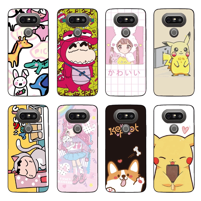 Ốp điện thoại TPU chống sốc hình Pikachu cho LG G7 G6 G5 G4 G3 G2