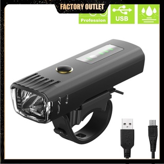 Đèn Pin 1500Mah 300 Lumen Chuẩn Đức Có Thể Sạc Lại Bằng Cổng USB Dành Cho Xe Đạp
