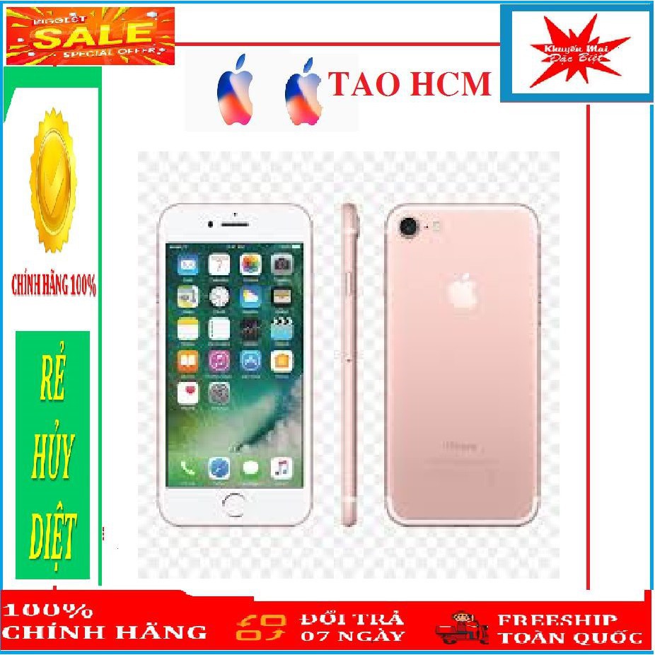 [Chính hãng] Điện thoại iPhone 7 Plus 64GB, Bản Quốc tế, mới 99%, Đủ màu Gold/Hồng/Bạc/Đỏ. | BigBuy360 - bigbuy360.vn