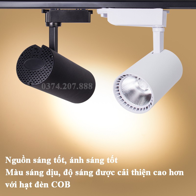 Đèn Rọi, Đèn Rọi Ray COB 12W Siêu Sáng LUX Mẫu Mới 2020 LEON OFFICIAL