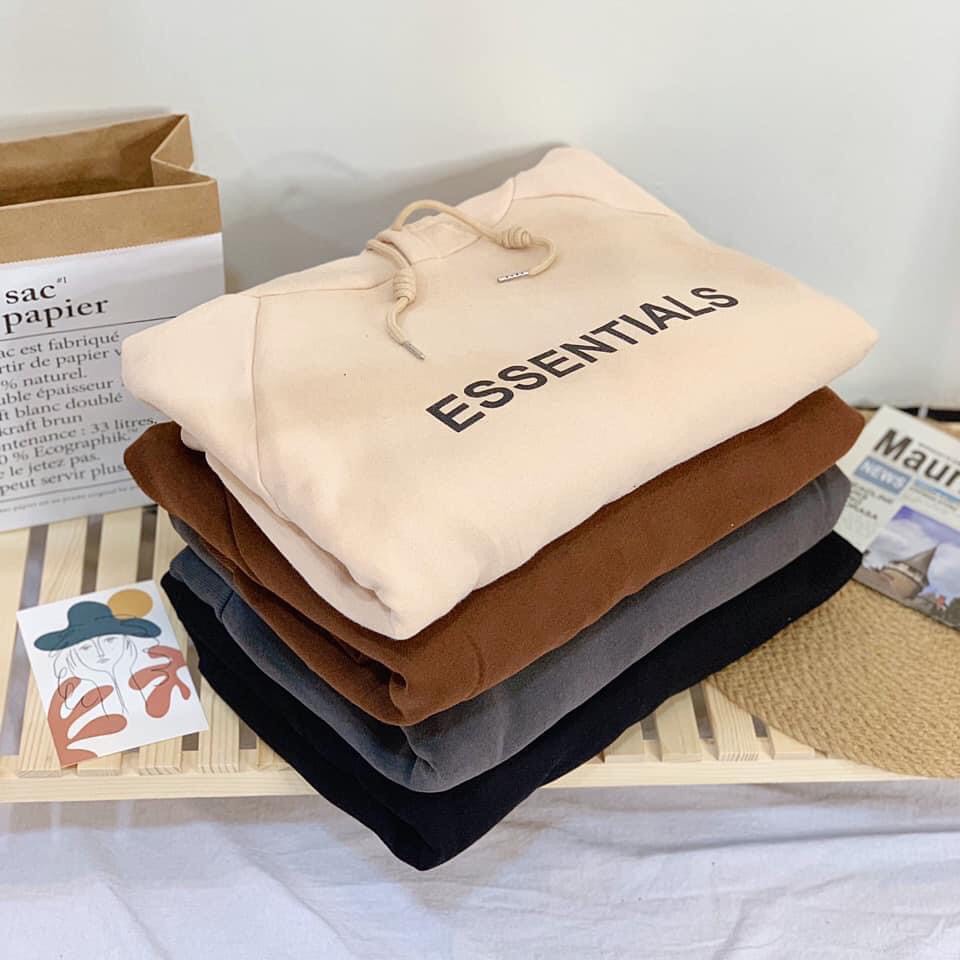 Áo hoodie essentials unisex in cao su nổi, áo nỉ Hoodie cao cấp nam nữ phong cách | BigBuy360 - bigbuy360.vn