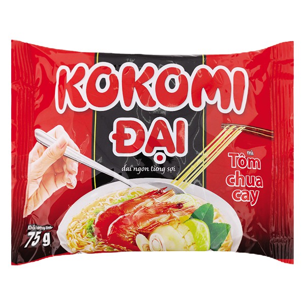 E - Mì Kokomi Đại Tôm Chua Cay 75G