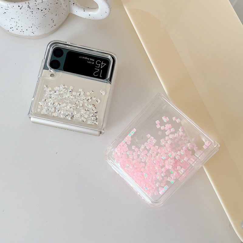Ốp Điện Thoại tpu Kim Sa Chống Sốc Cho Samsung Galaxy Z Flip 3