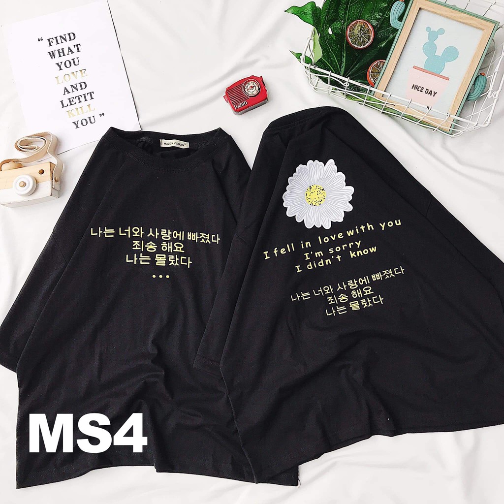 Áo thun tay lỡ in 2 mặt | BigBuy360 - bigbuy360.vn