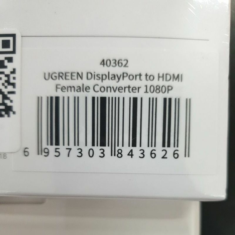 Cáp Displayport to HDMI Ugreen