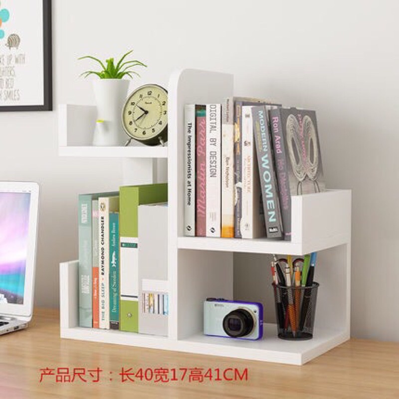 KỆ GỖ ĐỂ BÀN 4 TẦNG KIỂU DÁNG TIỆN DỤNG,BỀ MẶT SÁNG MỊN