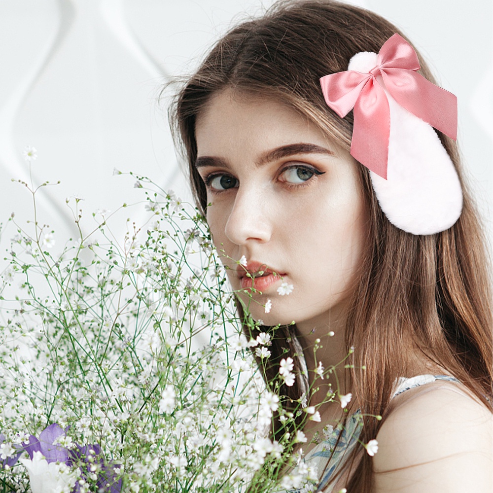 Kẹp Tóc Tai Thỏ Phong Cách Lolita Nhật Bản Ngọt Ngào Thời Trang Cho Nữ
