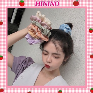 Dây chun buộc tóc vải scrunchies họa tiết hoa phong cách Nhật Hàn cực đẹp SC04
