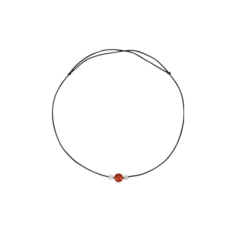 Dây Chuyền Mã Não Đỏ Phong Cách Mới Năm 2022