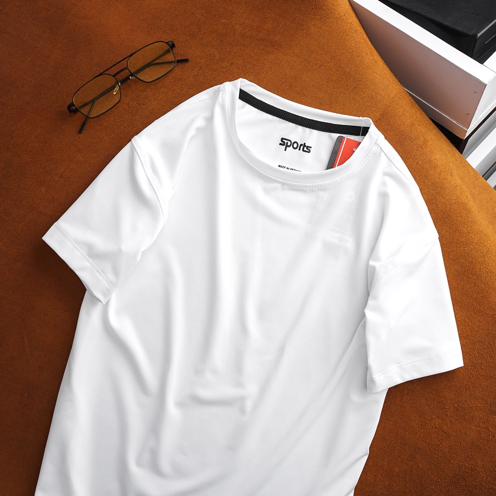 Áo thun bé trai 8-17 tuổi size đại vải thun lạnh thể thao loại trơn 25-60kg