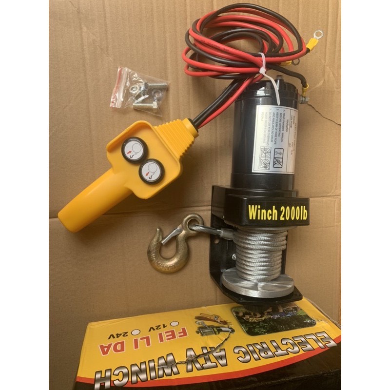 Tời điện 12v - 2000LBS