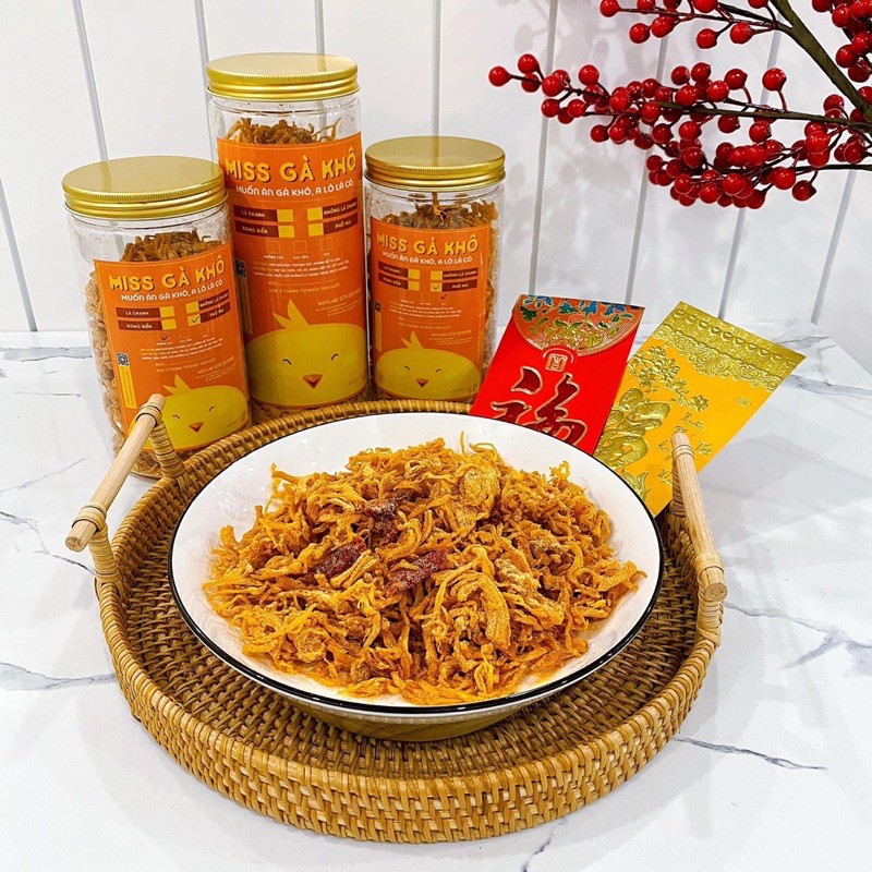 KHÔ GÀ PHO MAI - 100GR - Cay/Không cay - Miss gà khô