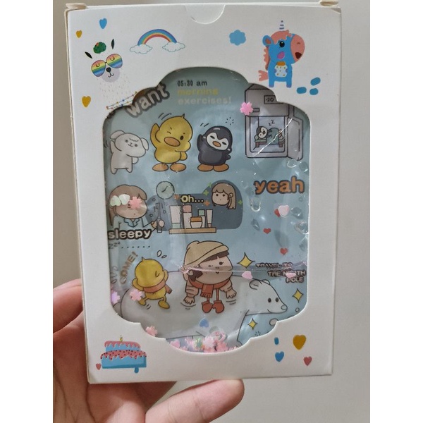 SỔ NƯỚC KIM TUYẾN LẤP LÁNH HỘP 14CM, GIAO MẪU NGẪU NHIÊN Ạ