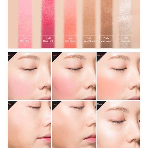 SÉT MÁ HỒNG VÀ TẠO KHỐI SIVANNA COLORS ULTRA BLUSH PALETTE. | BigBuy360 - bigbuy360.vn