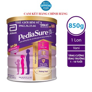 Sữa pediasure ba 850g abbott date mới nhất 2022