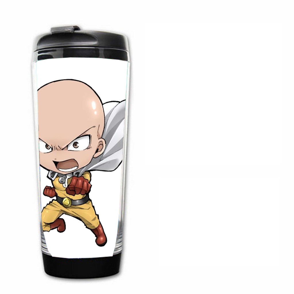 Bình nước in hình One Punch Man anime chibi