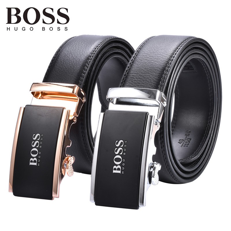 Thắt Lưng Da Khóa Tự Động TR31-Original_HUGO BOSS Phong Cách Doanh Nhân Cổ Điển Sang Trọng Cho Nam