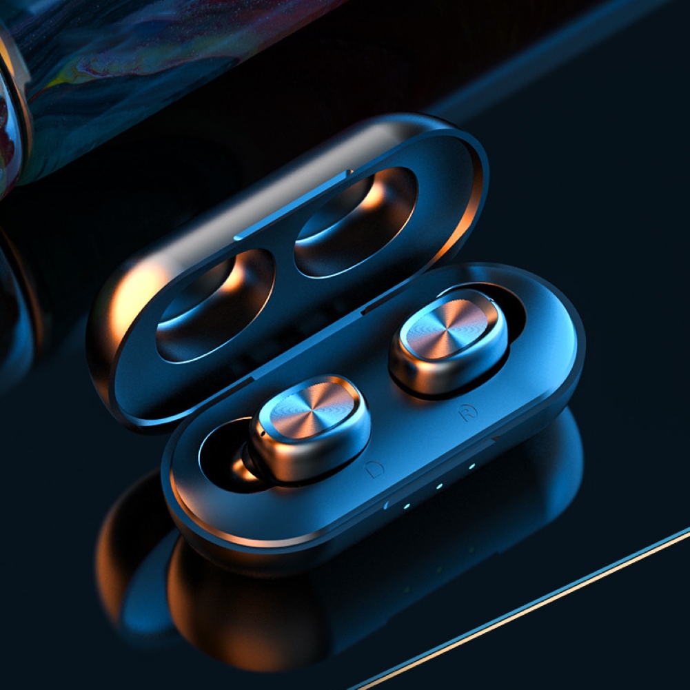 Tai Nghe Nhét Tai Bluetooth 5.0 Không Dây Âm Thanh Sống Động Cho Iphone / Android