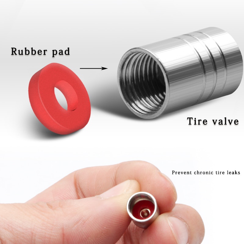 Set 4 Nắp Van Hơi Chuyên Dụng Cho Xe Hơi Chevrolet spin spark trailblazer aveo optra cruze