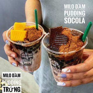 Set Milo Dầm, Ca Cao Dầm ( Set Lớn) Tặng Kèm Công Thức Và Pudding - BẾP NHÀ CỐM