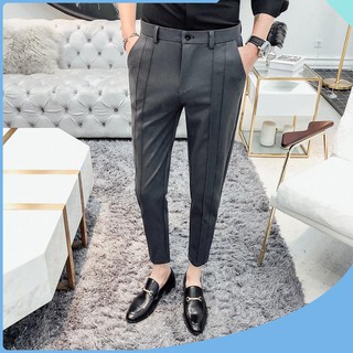 Quần tây - Quần âu nam cao cấp - Dáng côn trẻ đẹp, tôn dáng người mặc, chất vải tuyxi mềm mịn, co giãn