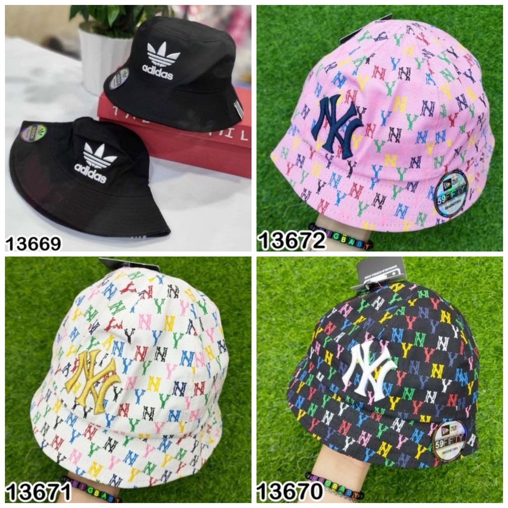 Nón vành Bigbaby nhiều mẫu NY / MLB cho bé trai bé gái 3-14T