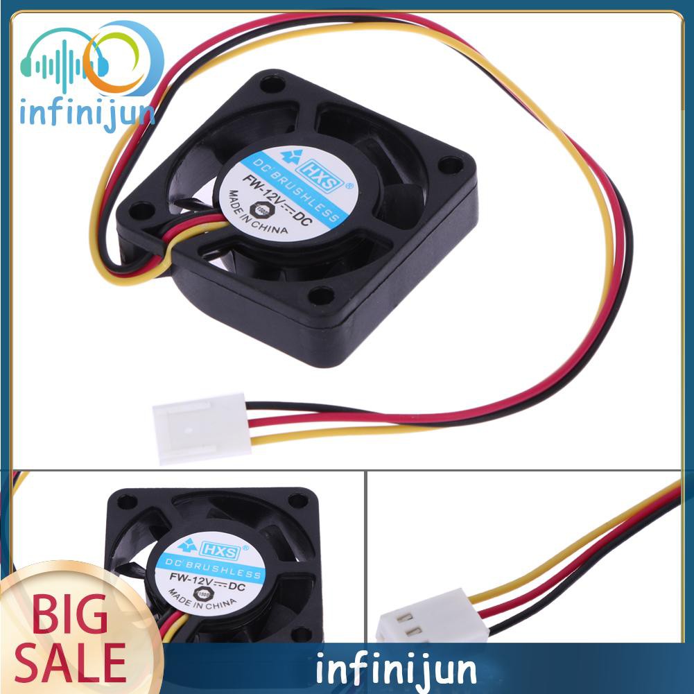 Quạt Tản Nhiệt Cpu 3 Pin 40mm 40x40x10mm Dc 12v