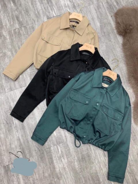 ÁO KHOÁC DA RÚT DÂY