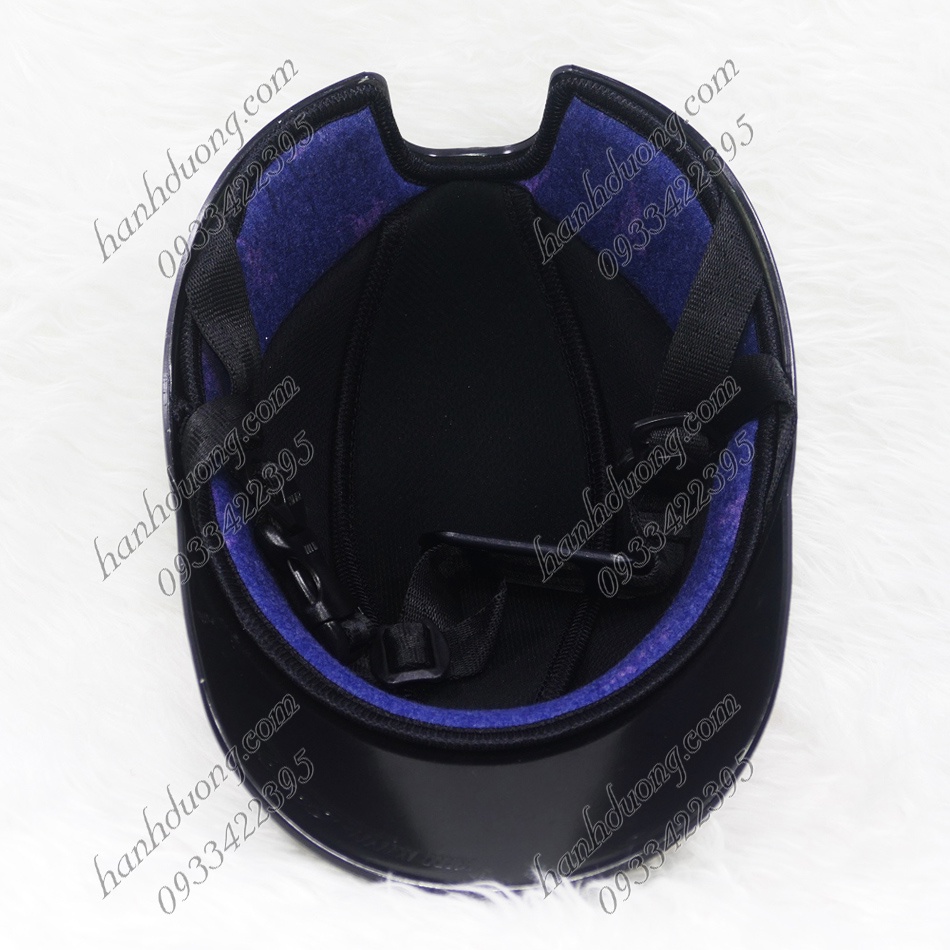 Nón bảo hiểm kết nữ hoa tua dài có khoét đuôi phù hợp cho cả nam và nữ